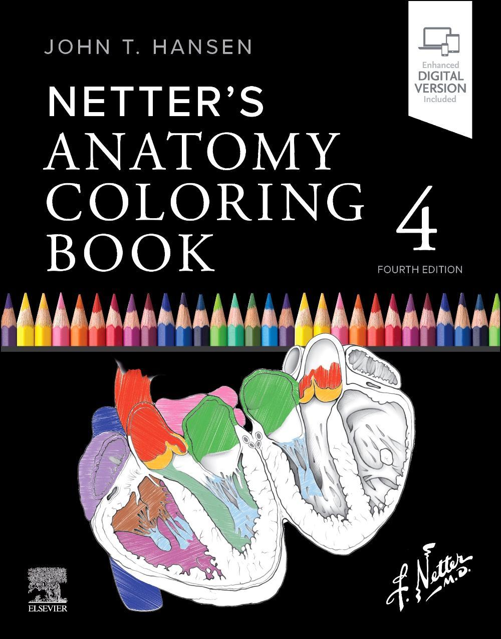 Buchcover: Netter's Anatomy Coloring Book