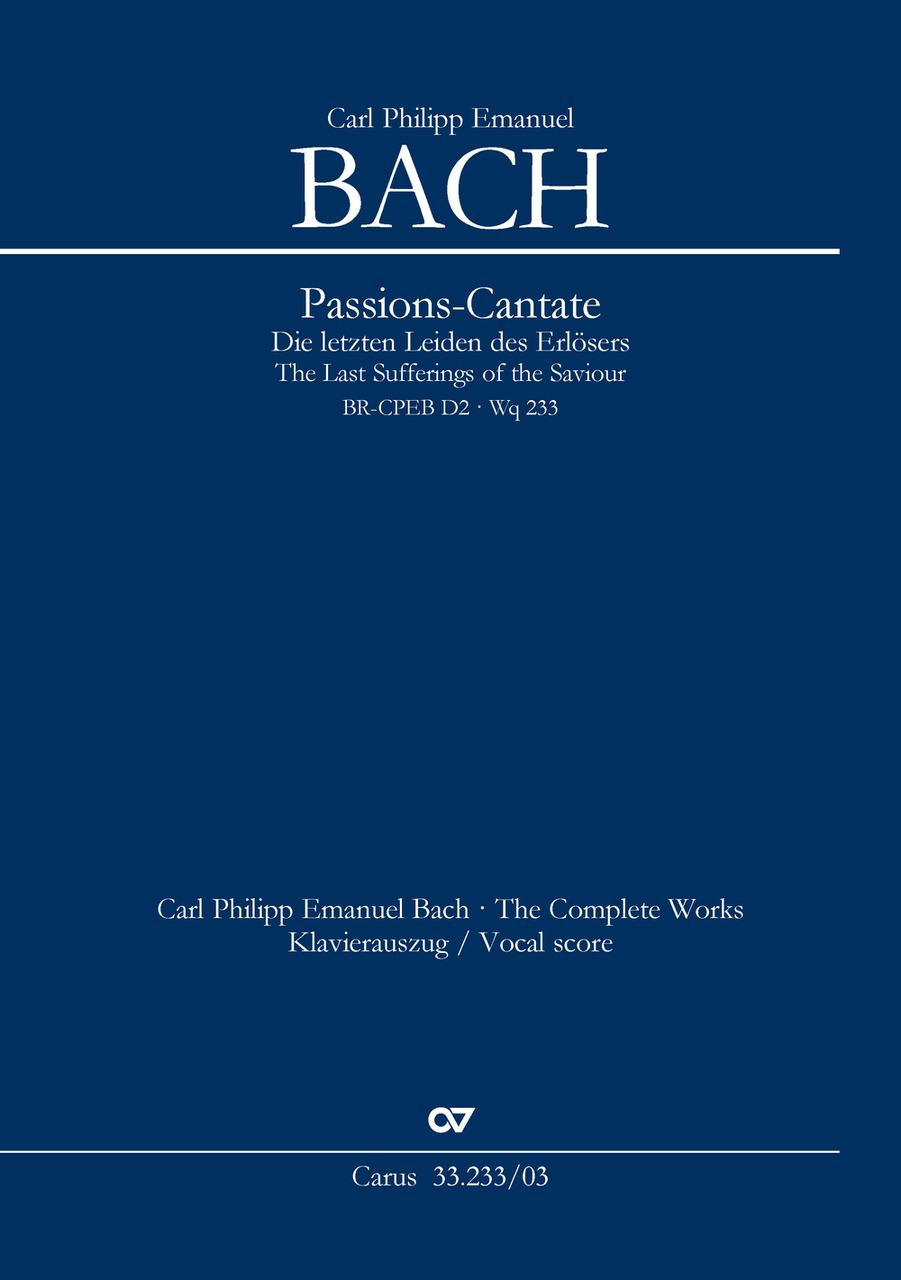 Passions-Cantate (Klavierauszug)