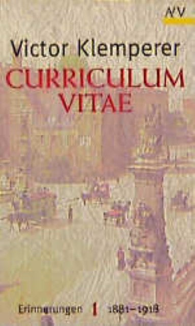 Buchcover: Curriculum vitae