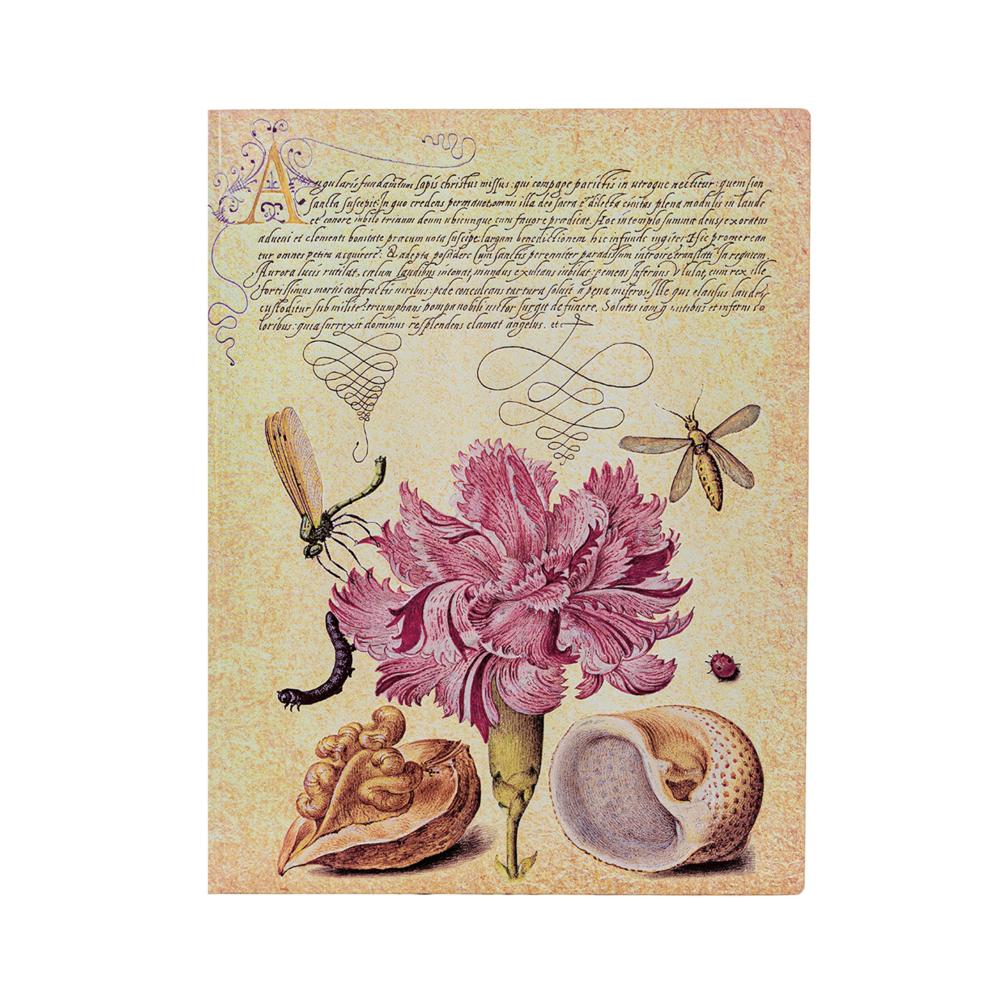 Notizbuch Rosa Nelke Ultra Unliniert