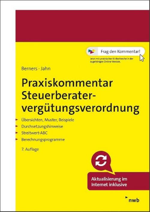 Praxiskommentar Steuerberatervergütungsverordnung