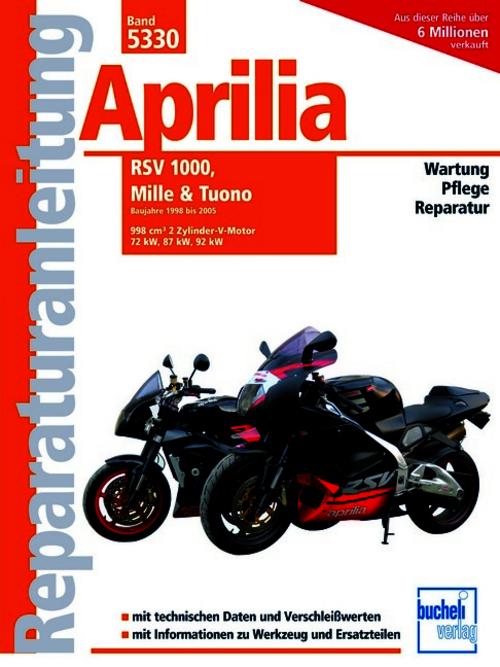 Buchcover: Aprilia RSV, MILLE und Tuono Modelljahr 1998-2005