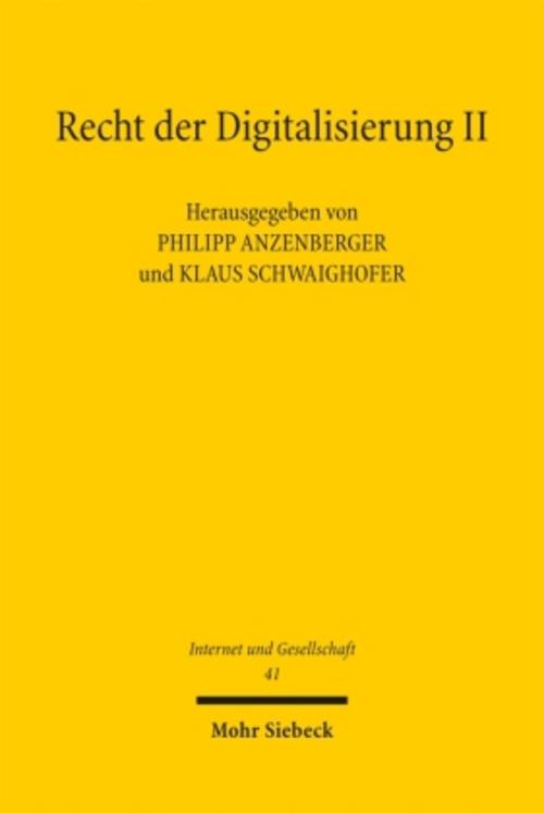 Recht der Digitalisierung II