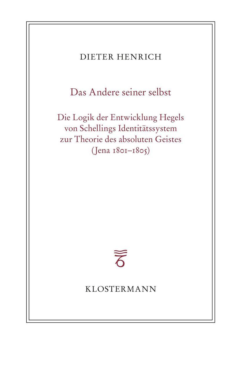 Das Andere seiner selbst