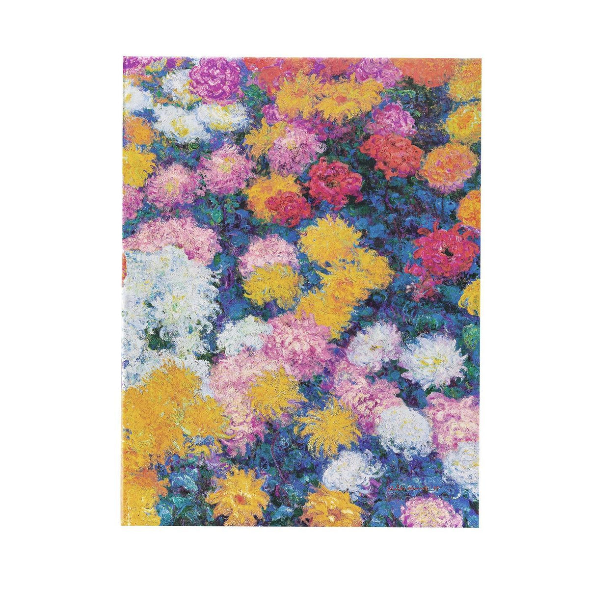 Buchcover: Monet's Chrysanthemums Ultra Lined Hardback Journal (Elastic Band Closure)