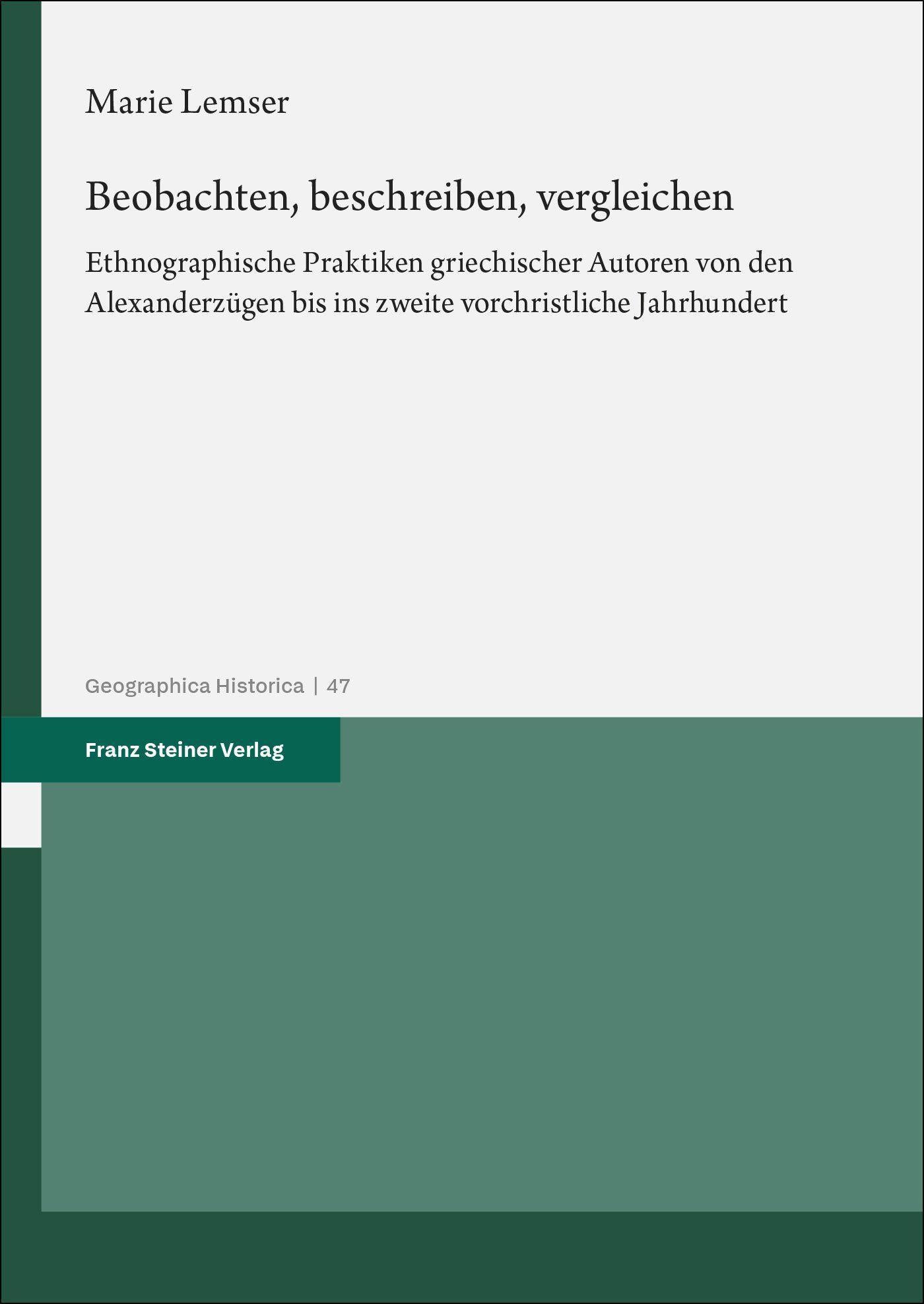 Beobachten, beschreiben, vergleichen