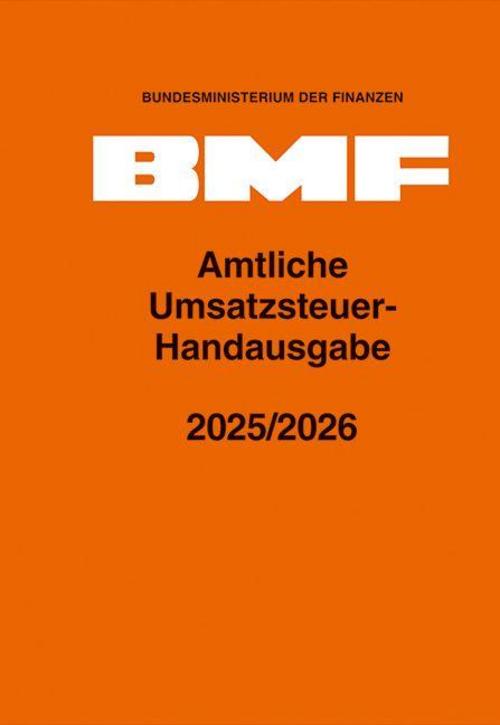 Amtliche Umsatzsteuer-Handausgabe 2025/2026
