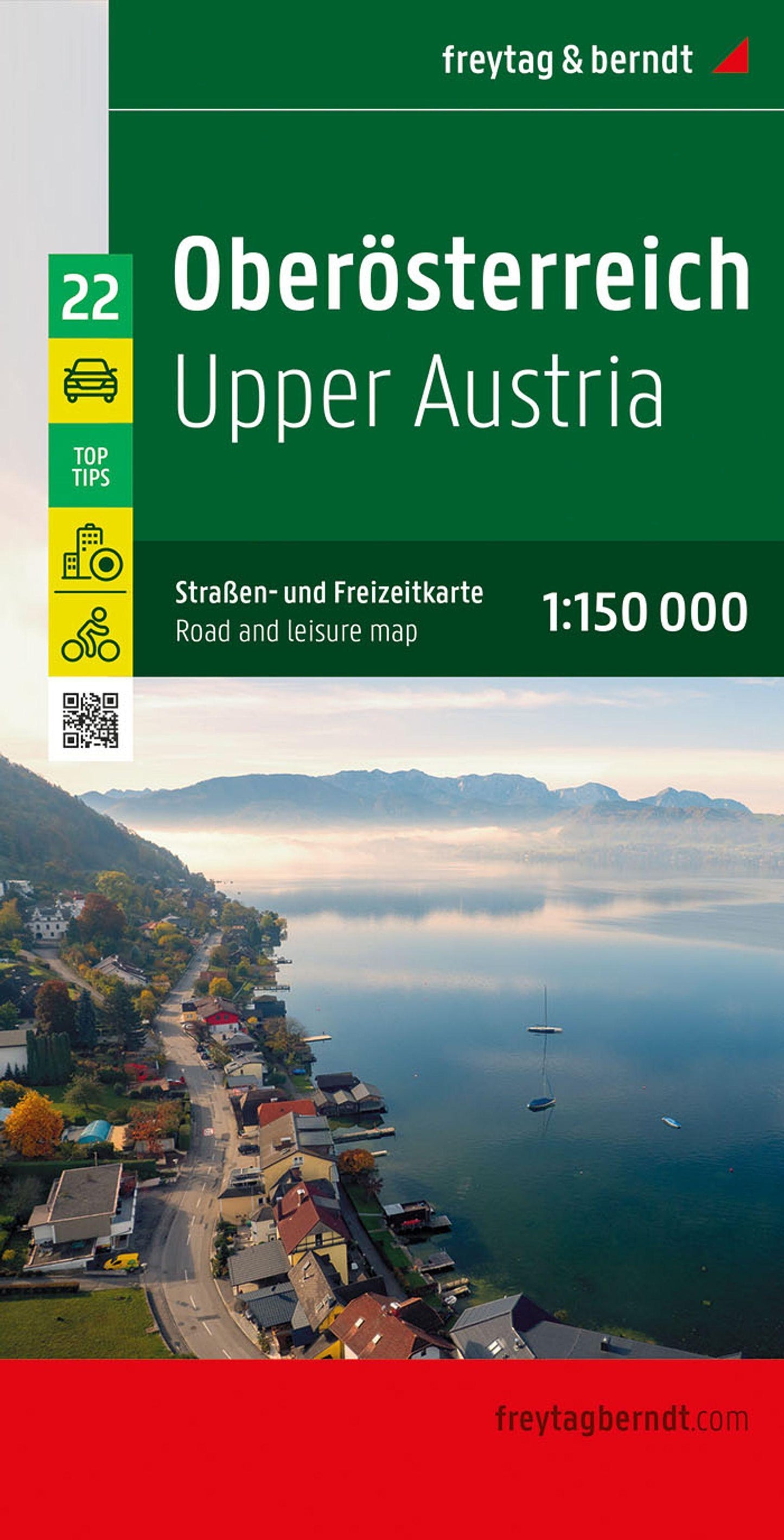 freytag & berndt Straßenkarte Oberösterreich 1:150.000