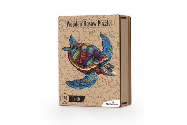 Wooden Jigsaw Puzzle Turtle