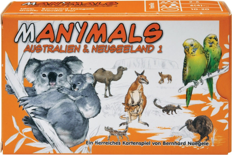Buchcover: Manimals Australien & Neuseeland 1