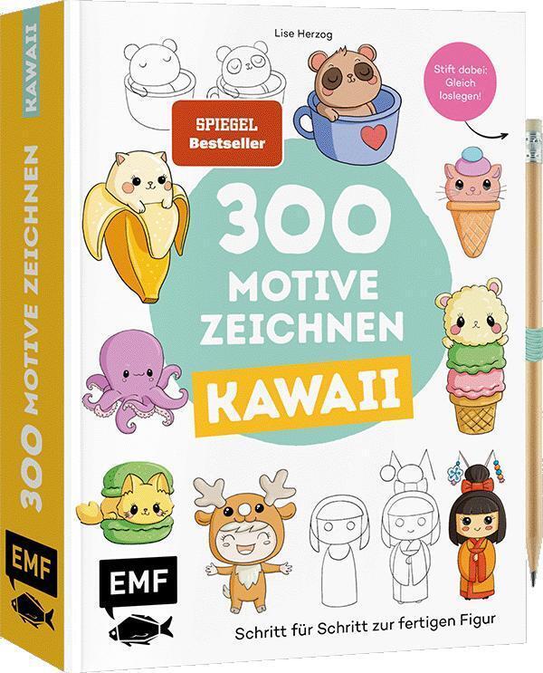 300 Motive zeichnen - Kawaii