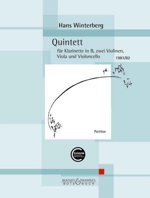 Quintett für Klarinette, 2 Violinen, Viola und Violoncello. Partitur