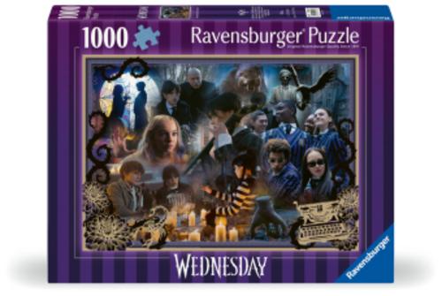 Erwachsenenpuzzle 1000 Teile - Wednesday: Das Beste von Staffel 1