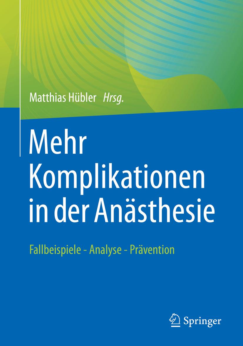Buchcover: Mehr Komplikationen in der Anästhesie