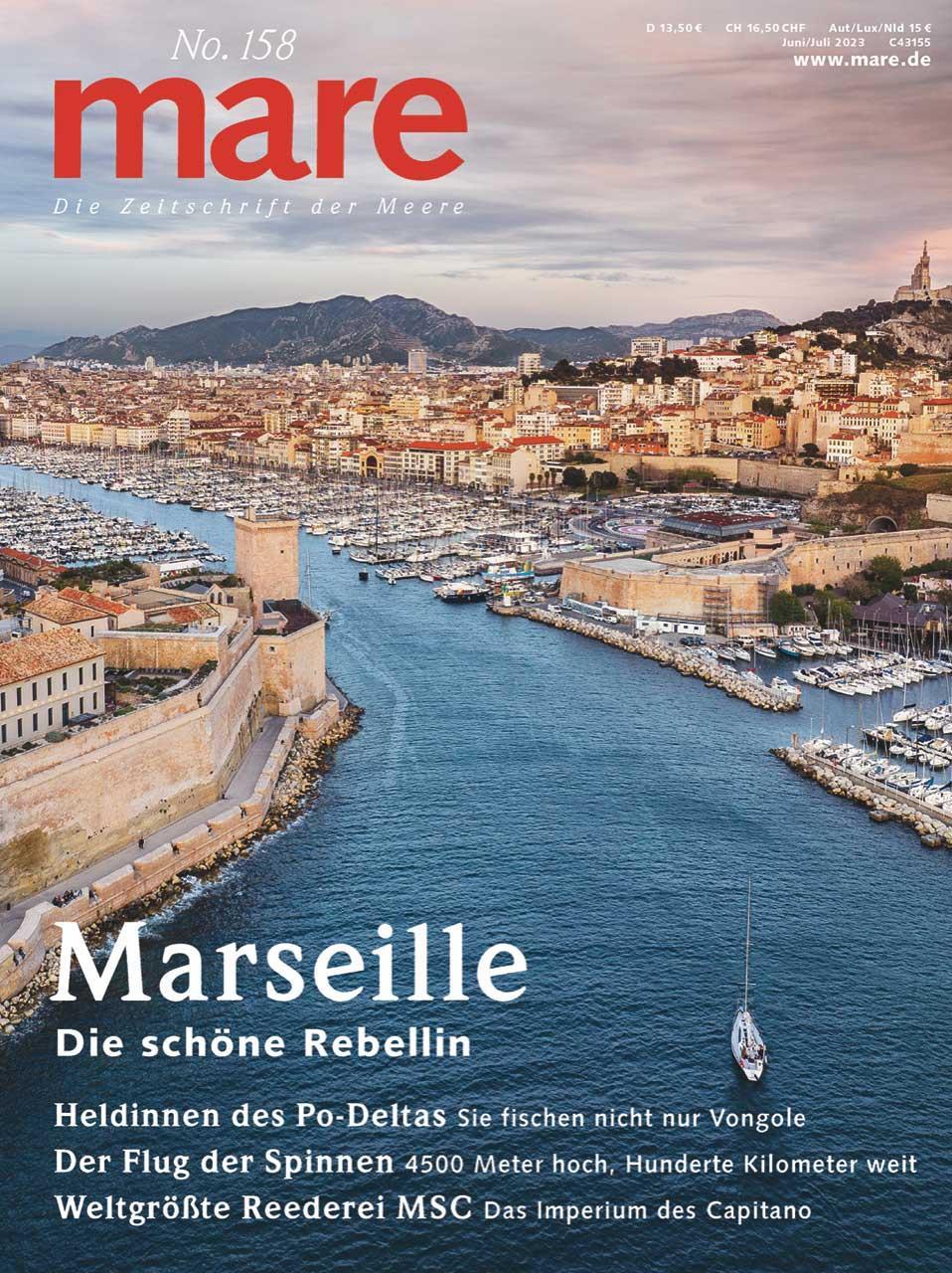 Buchcover: mare - Die Zeitschrift der Meere / No. 158 / Marseille