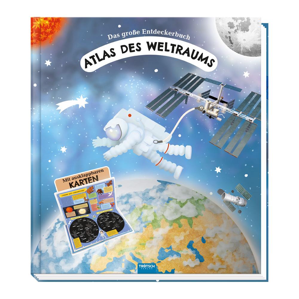TRÖTSCH - Kinderatlas Das große Entdeckerbuch Atlas des Weltraums| Ab 8 Jahren