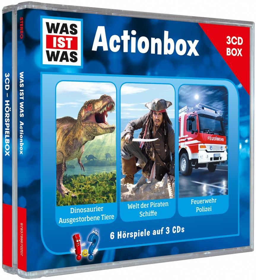 WAS IST WAS 3-CD-Hörspielbox \"Action und Abenteuer\"