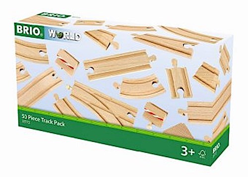 BRIO World - Großes Schienensortiment, 50 Teile