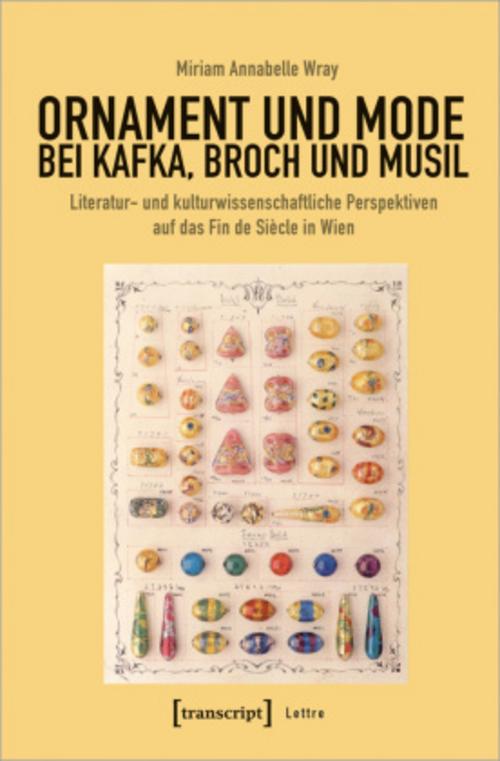 Buchcover: Ornament und Mode bei Kafka, Broch und Musil