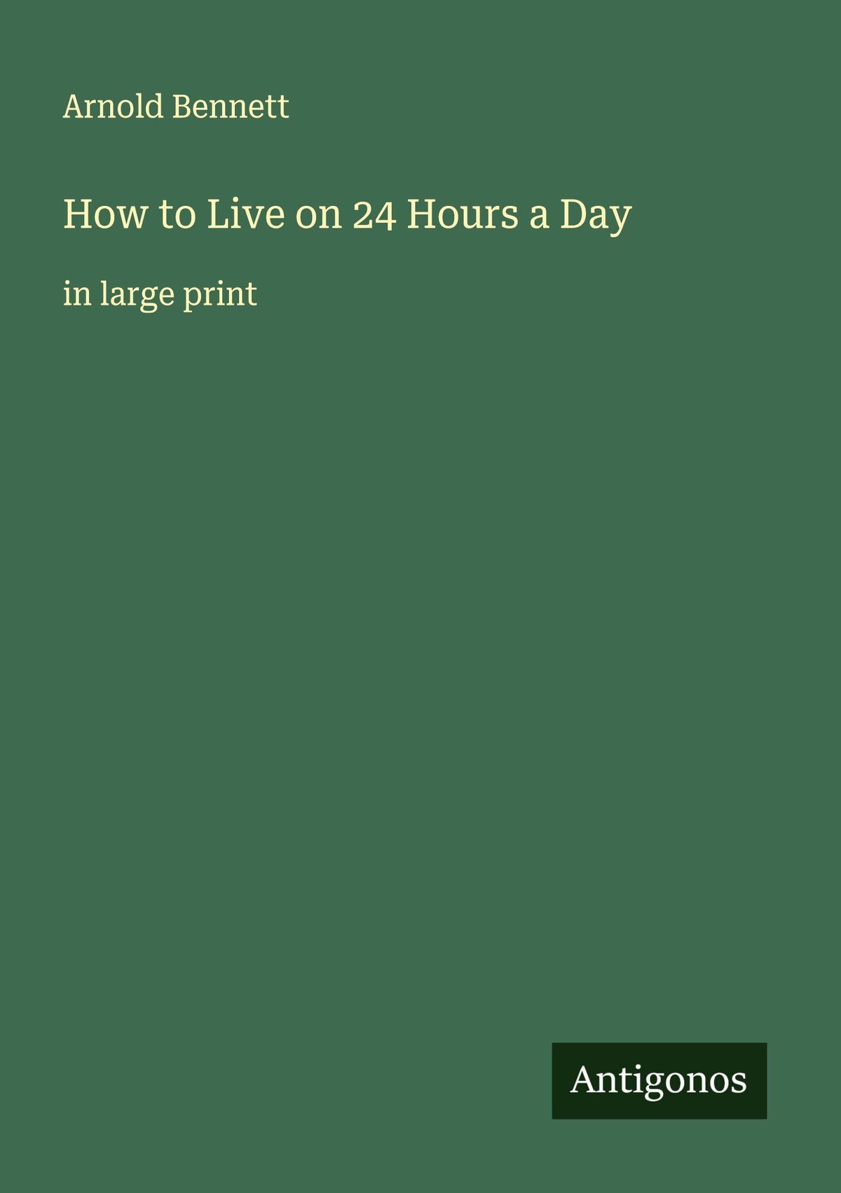 Buchcover: How to Live on 24 Hours a Day