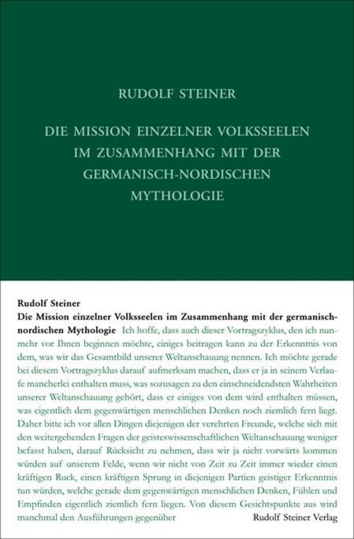 Buchcover: Die Mission einzelner Volksseelen im Zusammenhange mit der germanisch-nordischen Mythologie