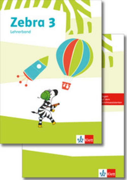 Zebra 3. Paket: Lehrerband und Materialband zum Verbrauchsmaterial Klasse 3