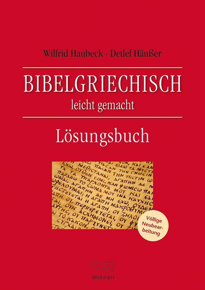 Buchcover: Bibelgriechisch leicht gemacht - Lösungsbuch
