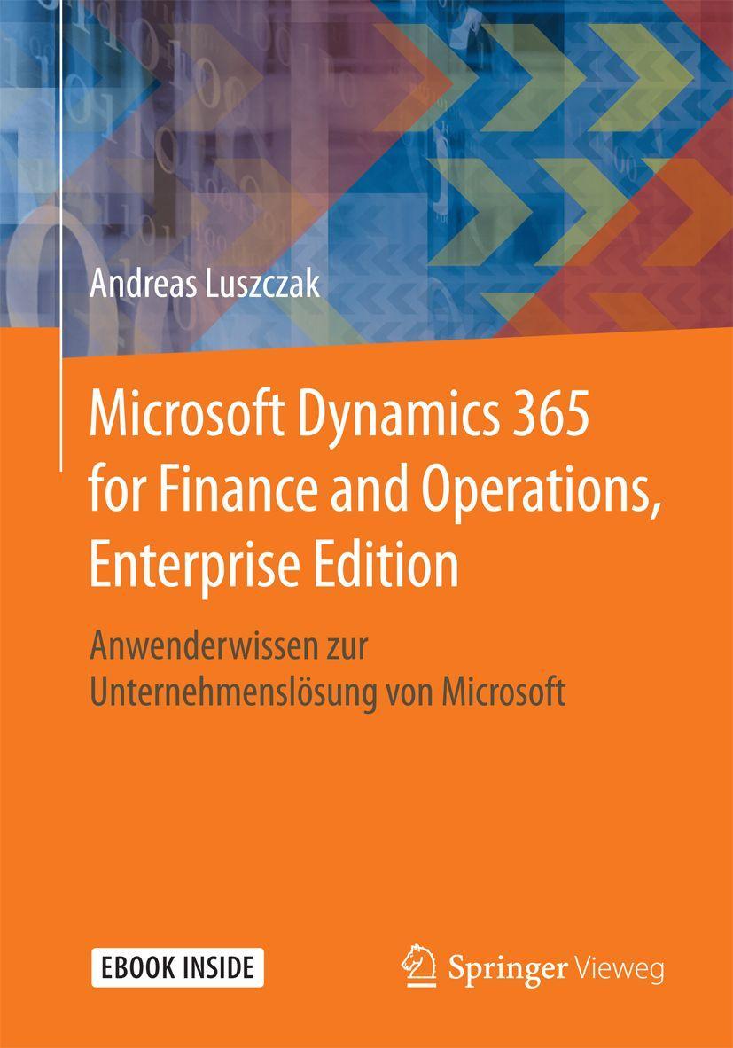 Buchcover: Microsoft Dynamics 365 for Finance and Operations, Enterprise Edition