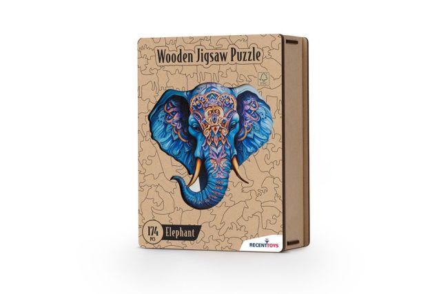 Wooden Jigsaw Puzzle Elephant