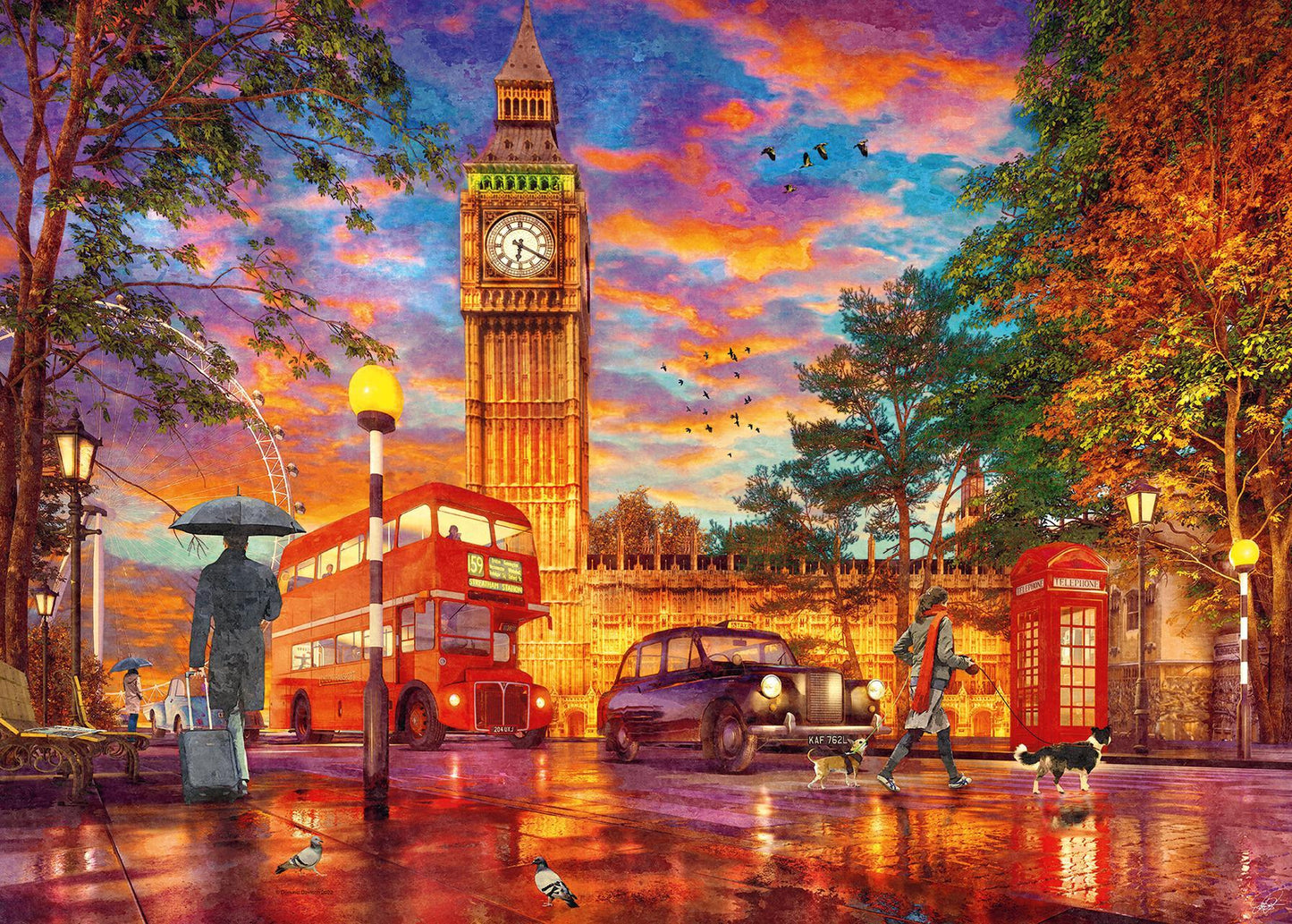 Sonnenuntergang in London