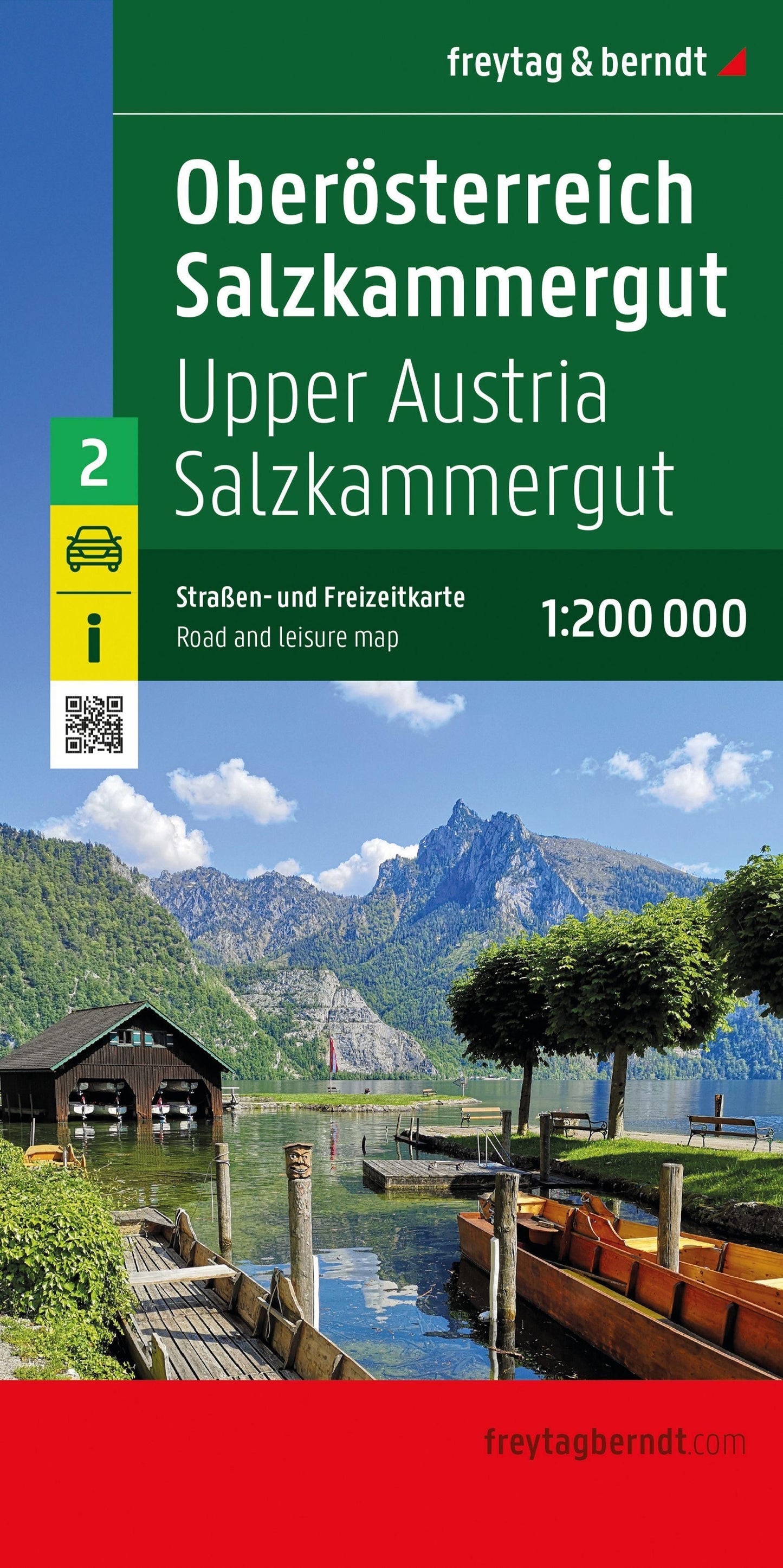 freytag & berndt Straßenkarte Oberösterreich - Salzkammergut 1:200.000