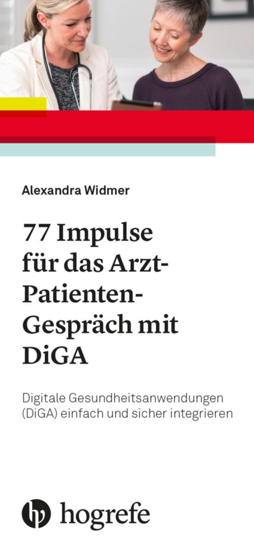 Buchcover: 77 Impulse für das Arzt-Patienten-Gespräch mit DiGA