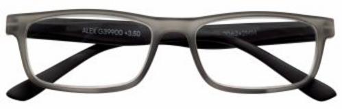 Lesebrille HANG OVER LIFE, schwarz, +2.00 dpt mit Etui