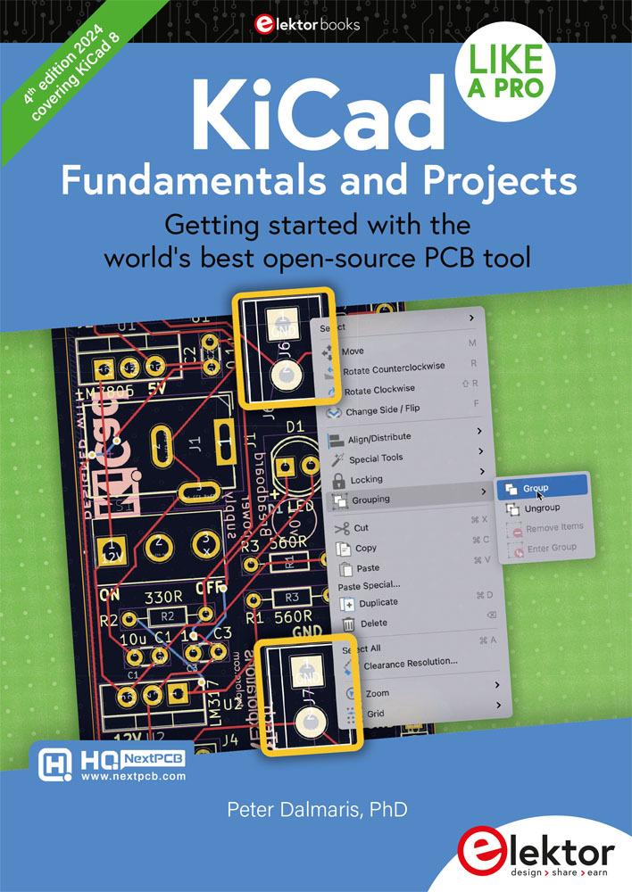 Buchcover: KiCad Like A Pro - Fundamentals and Projects