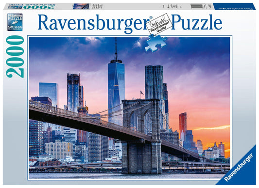 Erwachsenenpuzzle 2000 Teile - Von Brooklyn nach Manhatten