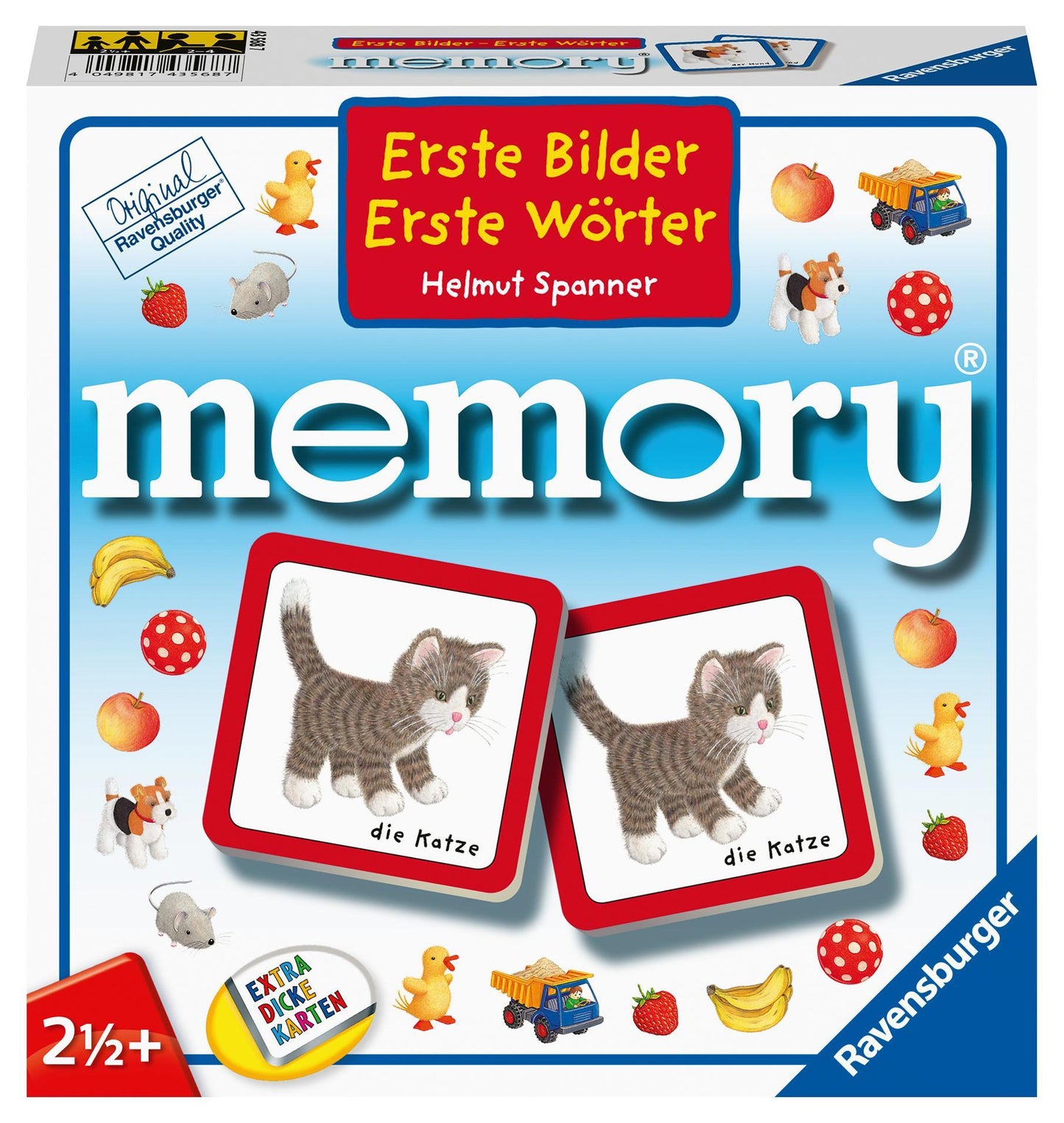 Spanner, Helmut/Ravensburger Kinderspiele, 88688 Erste Bilder - Erste Wörter memory®, mit