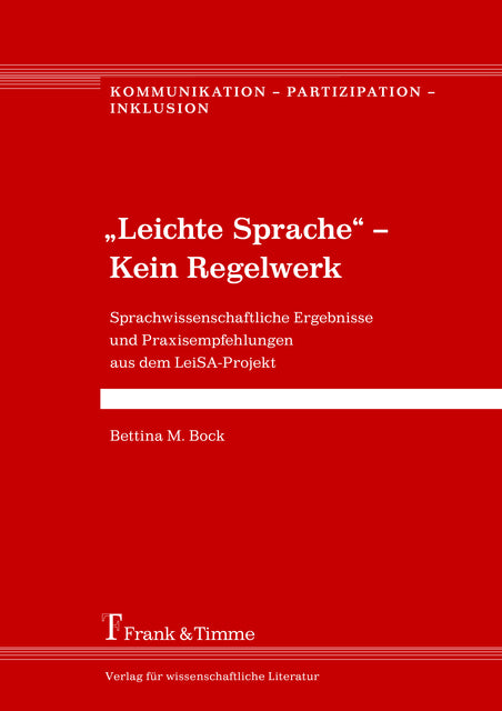 \"Leichte Sprache\" - Kein Regelwerk