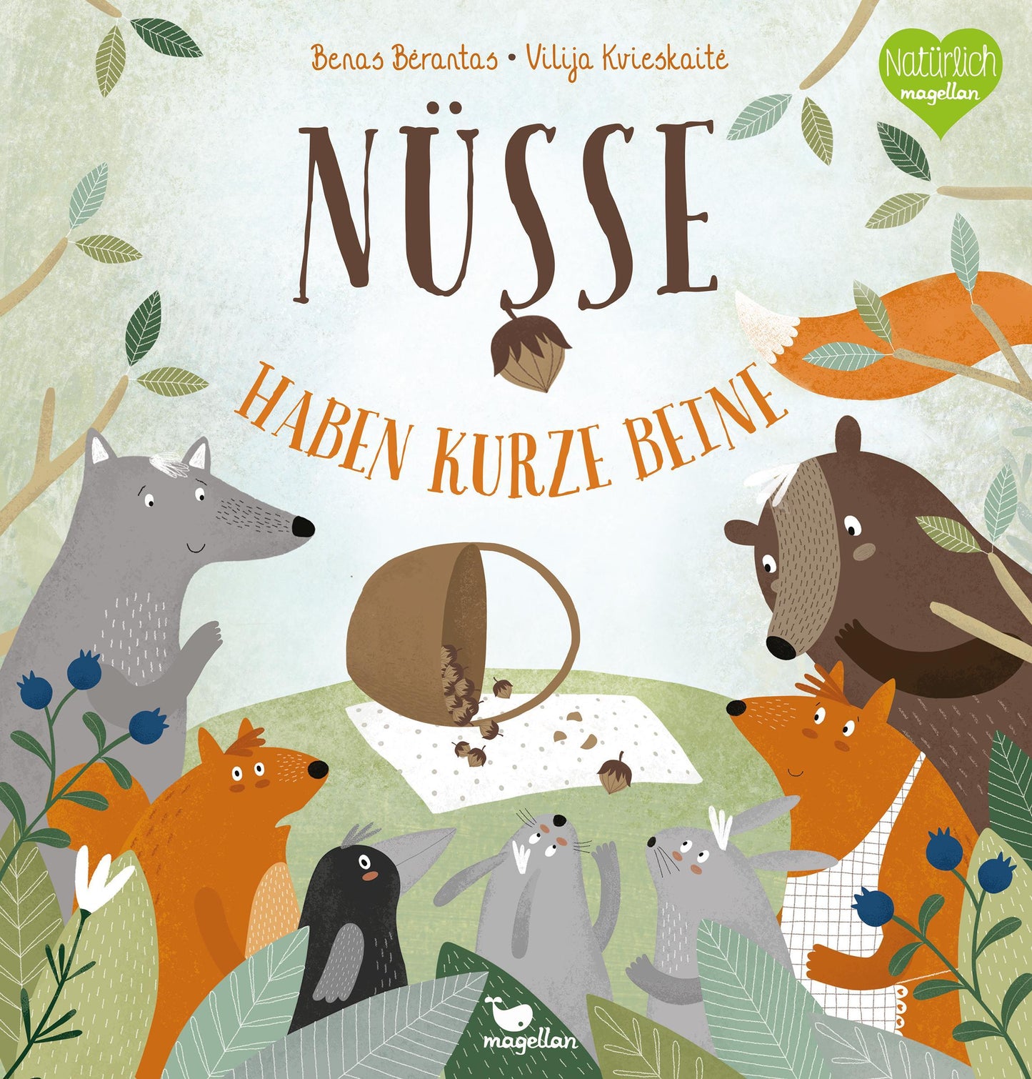 Nüsse haben kurze Beine