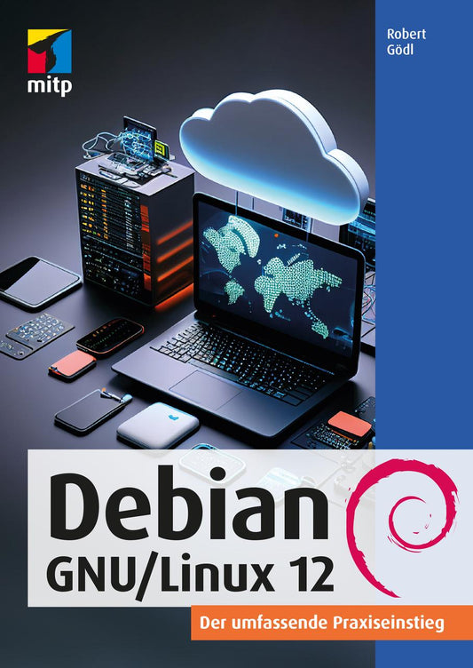 Buchcover: Debian GNU/Linux 12