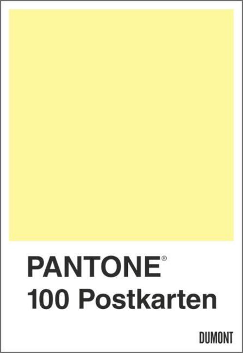 Buchcover: Pantone 100 Postkarten