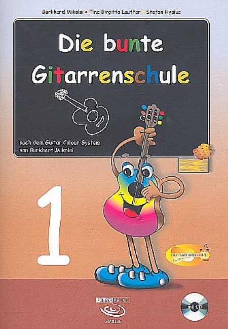 Die bunte Gitarrenschule Band 1, m. 1 Audio-CD.Tl.1