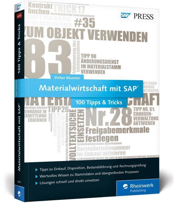 Buchcover: Materialwirtschaft mit SAP - 100 Tipps & Tricks