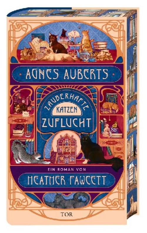 Agnes Auberts zauberhafte Katzenzuflucht: Cozy Fantasy mit Katzen und wunderschönem Farbschnitt
