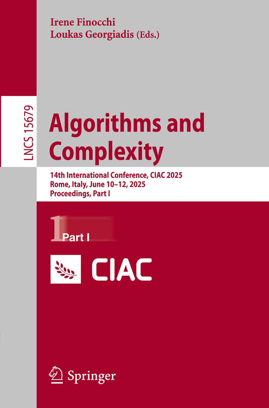 Buchcover: Algorithms and Complexity