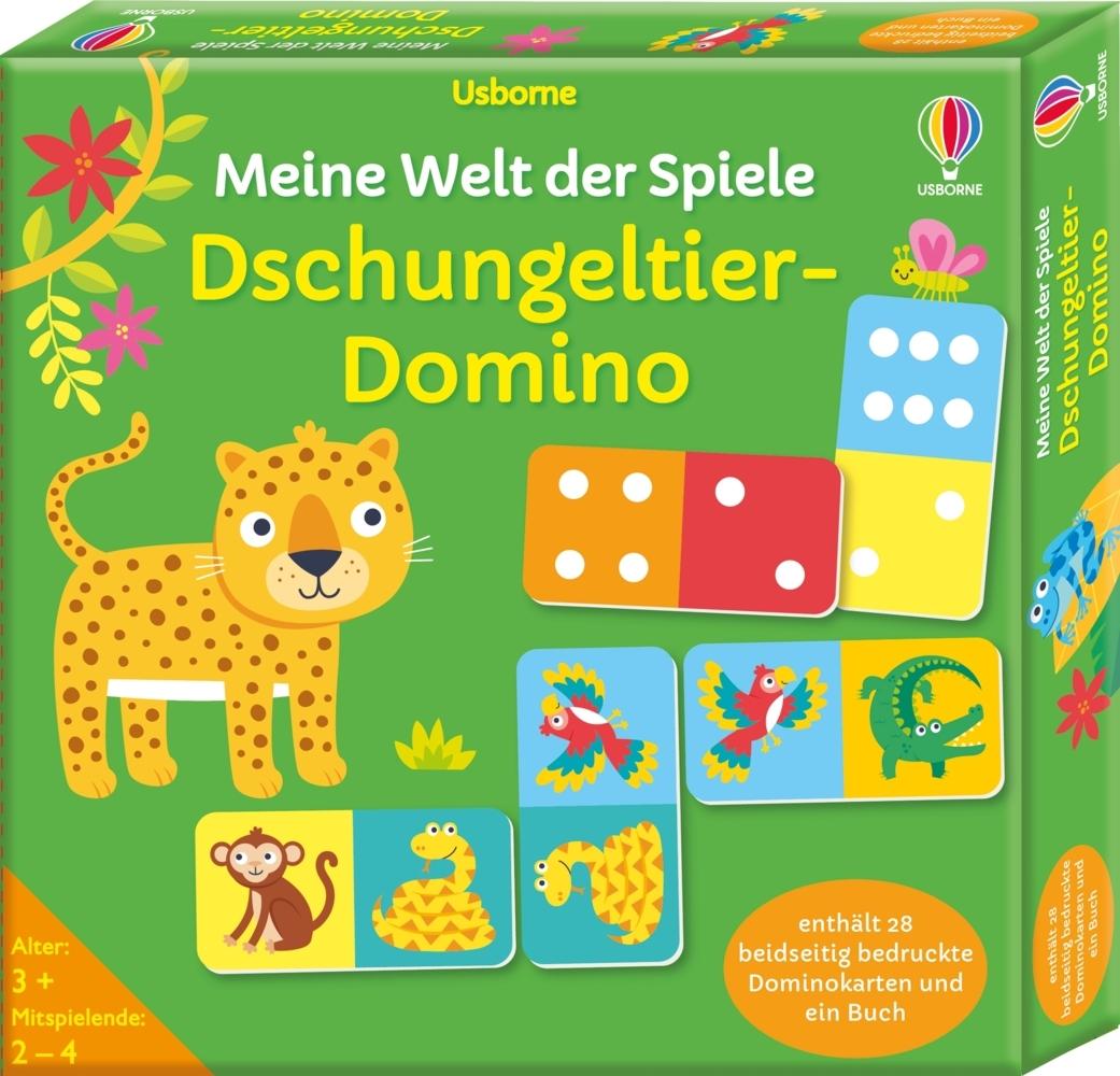 Buchcover: Meine Welt der Spiele: Dschungeltier-Domino