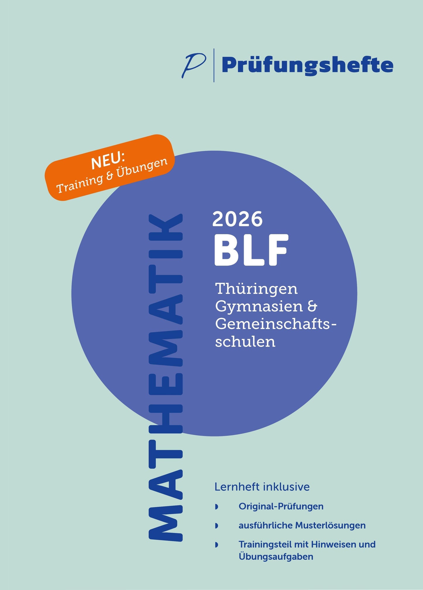 Prüfungsheft & Training - 2026 Mathematik BLF - Thüringen - Original-Prüfungen und Lösungen