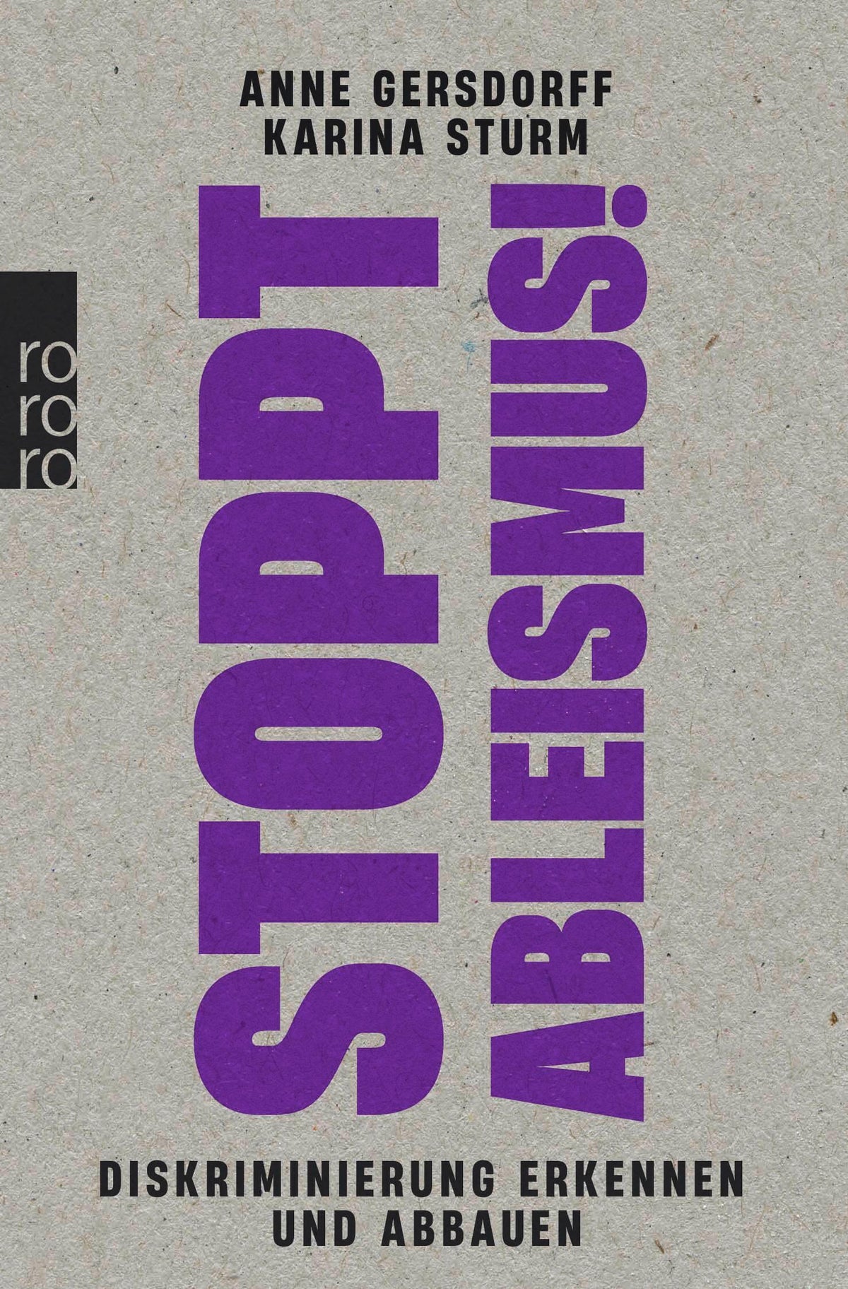 Buchcover: Stoppt Ableismus!