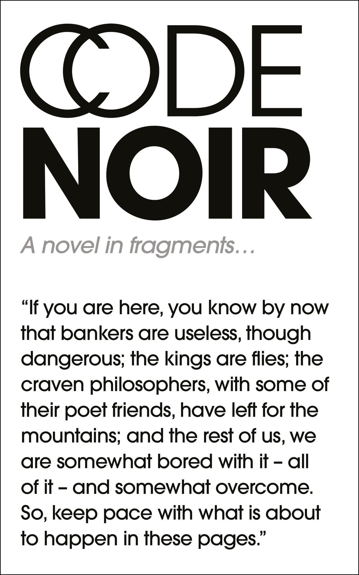 Buchcover: Code Noir