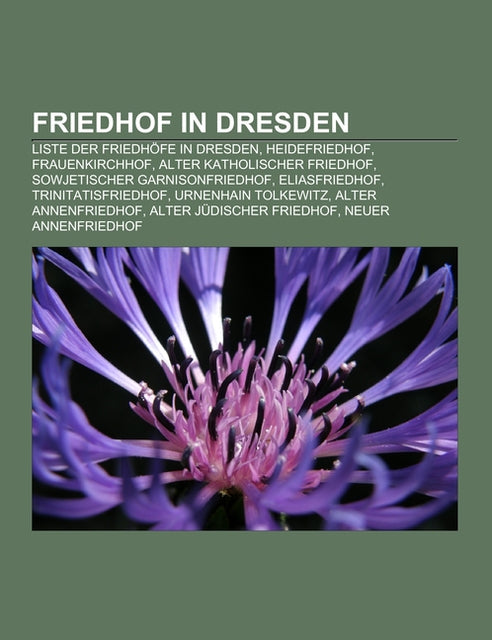 Buchcover: Friedhof in Dresden