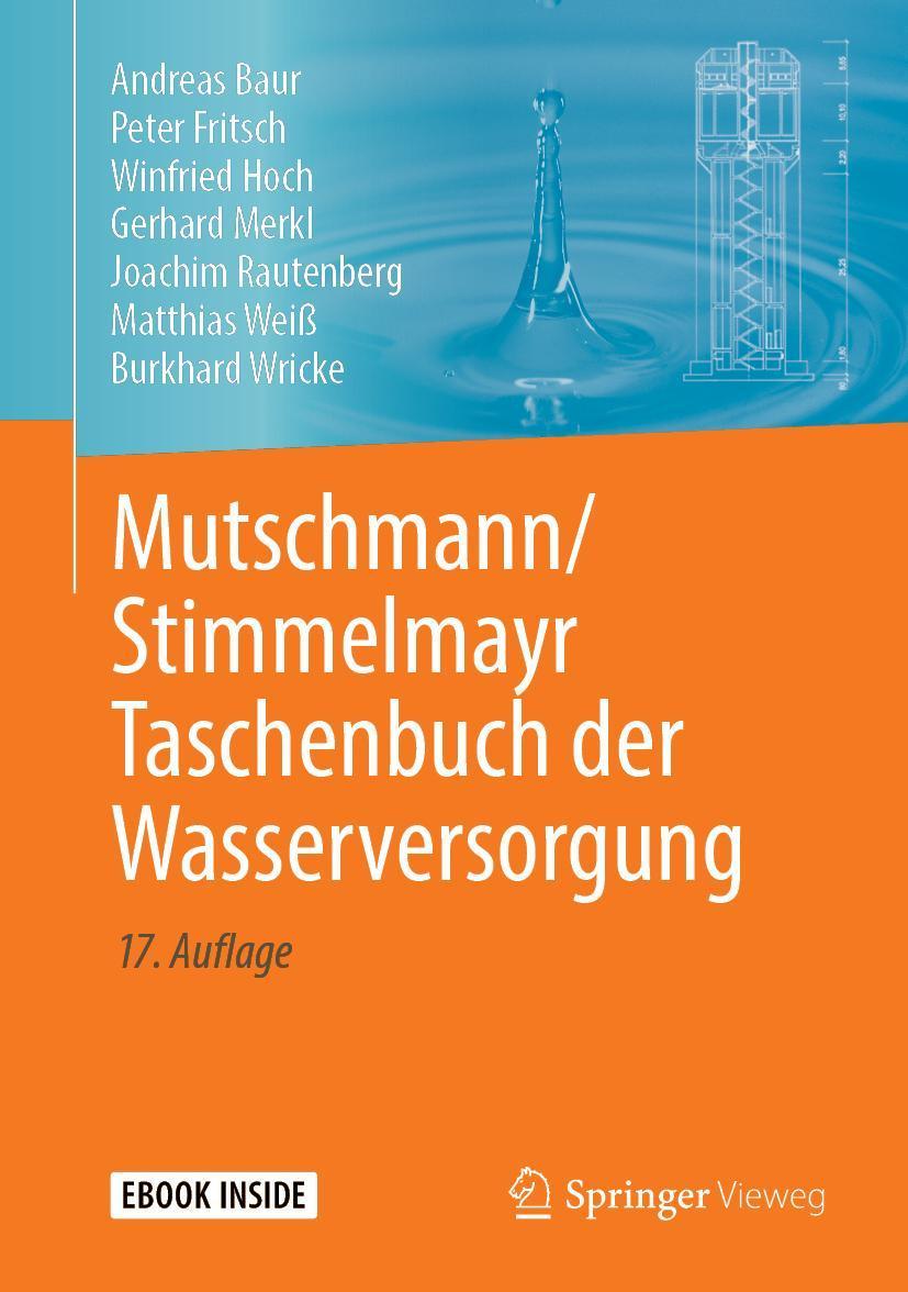 Buchcover: Mutschmann/Stimmelmayr Taschenbuch der Wasserversorgung